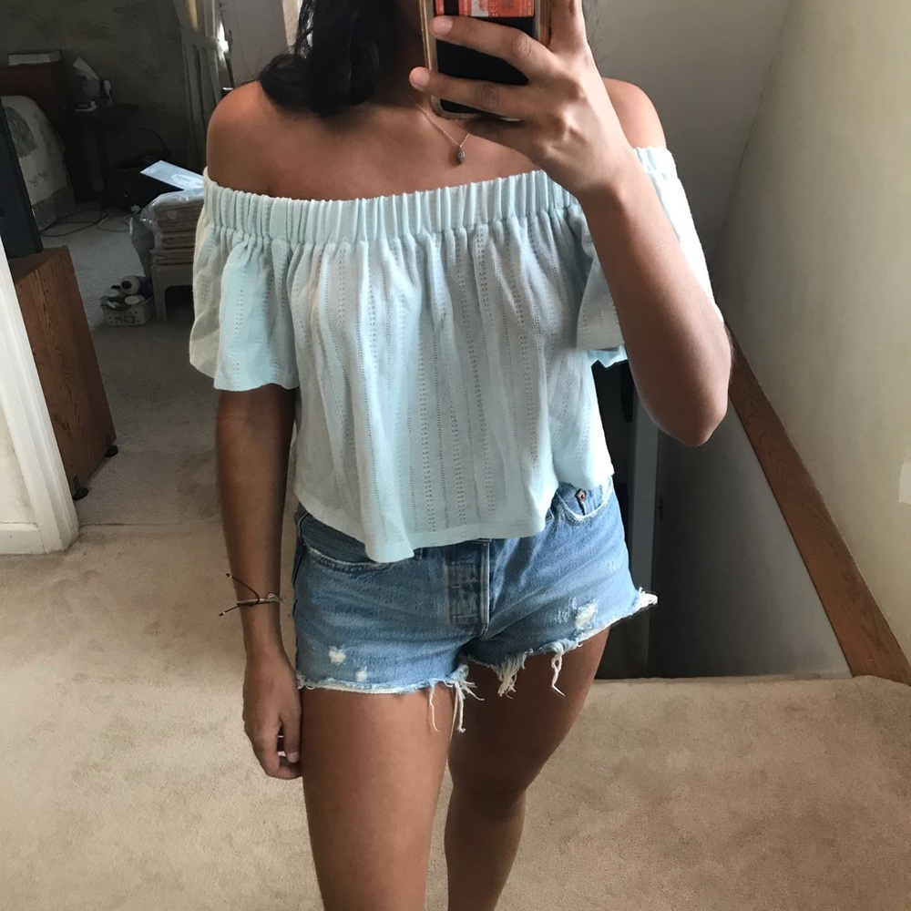 Urban outfitters off the shoulder top